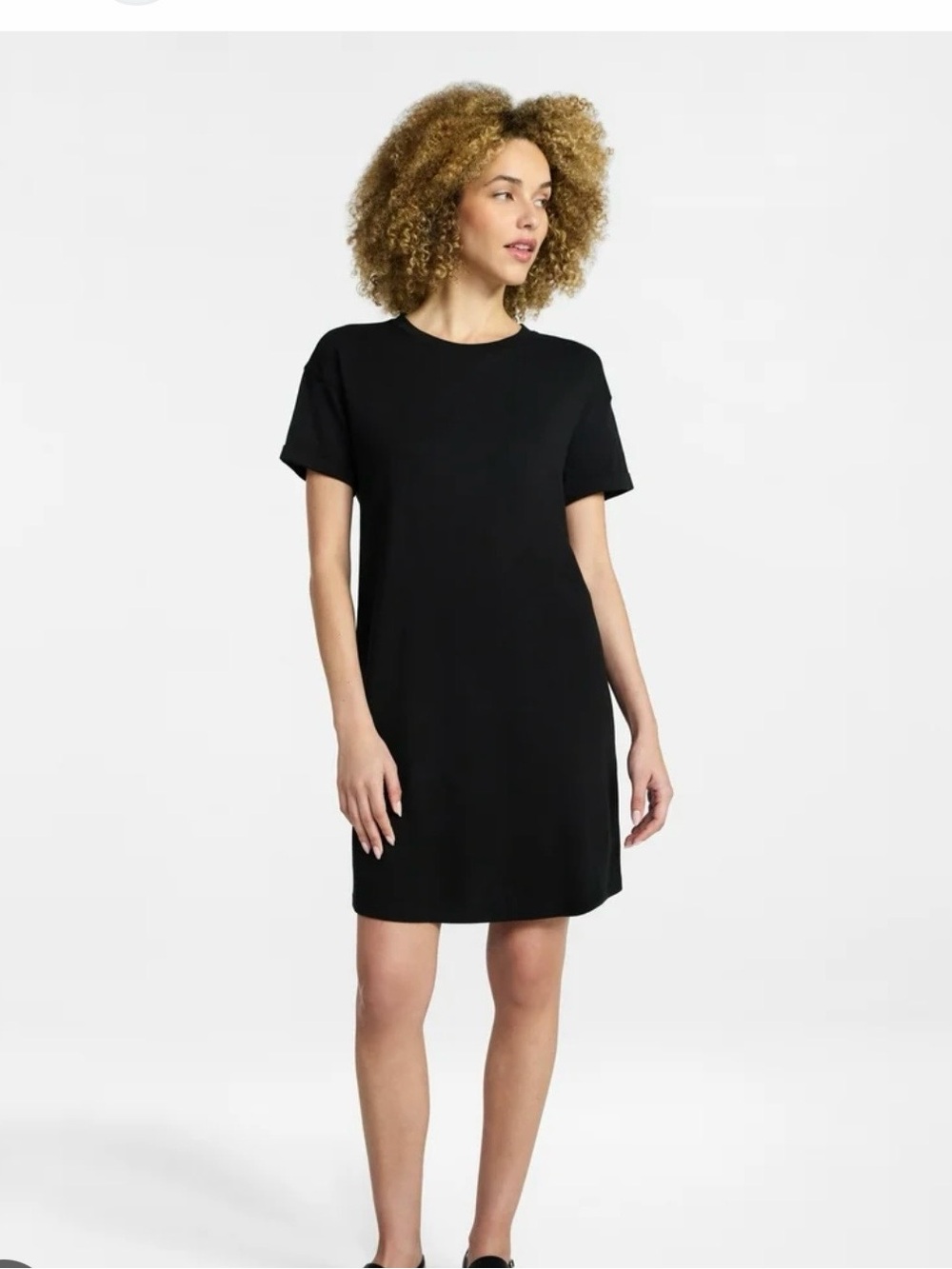 Classic white Short-Sleeve t-shirt Dress